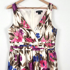 NEW Jessica Howard Size 12 Lined Floral Sleeveless Dress Special Occasion