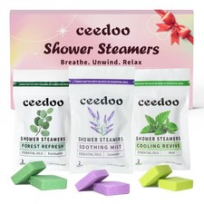 Shower Steamers Aromatherapy - Valentines Day Gifts 1 Count Pack of 6 , Pink