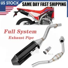 Stainless Steel Full System Exhaust Muffler Pipe For Honda CRF 300L Rally 20-25