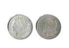 Morgan Silver Dollar Lot Of 2 1921 P 90% Silver Content 1.54688 Troy Oz
