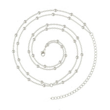 Taillenketten Silber Bauchkette Für Damen Geschichtete Hüftkette 2 Lagige Bauch 