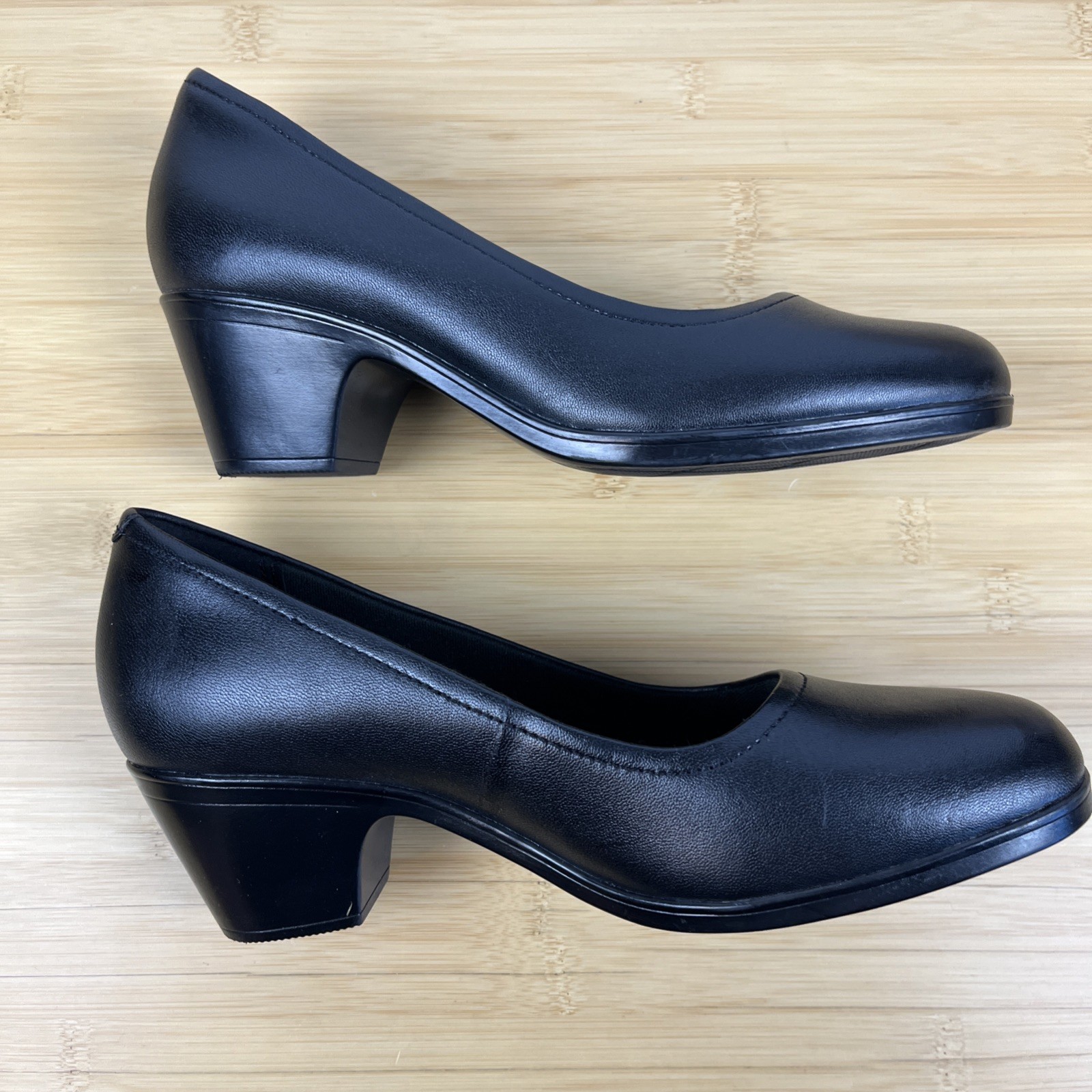 Clarks Black's Emily 2 Ruby Pump, Black Leather, … - image 4