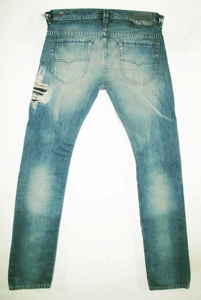 Jeans jeans masculino HOT ITALY DIESEL THAVAR 816K SKINNY ANGUSTI 29x32 (adequado para 30x32,5) - Imagem 4 de 4