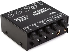 Rolls MX28 Stereo Mini-Mix VI 3-channel Stereo Line Mixer