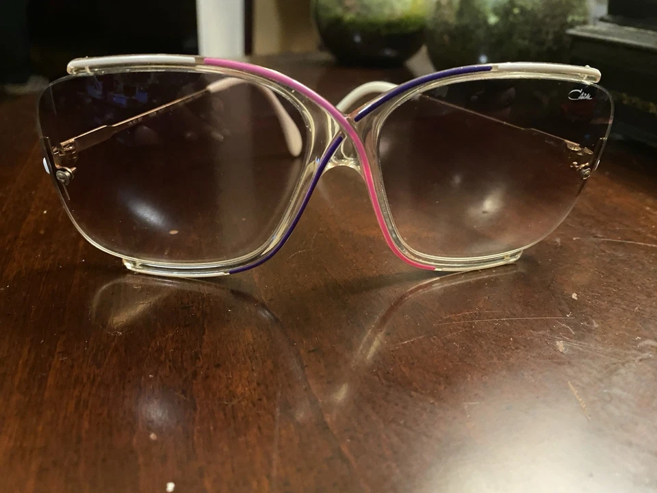 Vintage CAZAL Oversized Sunglasses Multicolor Rim Germany Excellent Condition - Image 2 of 4