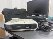 Epsom Home Projector H716B With Remote Carry Bag And Screen Excellent Condition