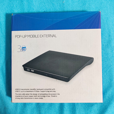 POP-UP MOBILE EXTERNAL externes DVD-ROM/CD USB 3.0 Schwarz PC/Laptop