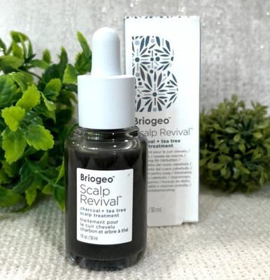 Briogeo Scalp Revival Charcoal + Tea Tree Scalp Treatment ~ 30ml / 1 fl oz ~ NIB