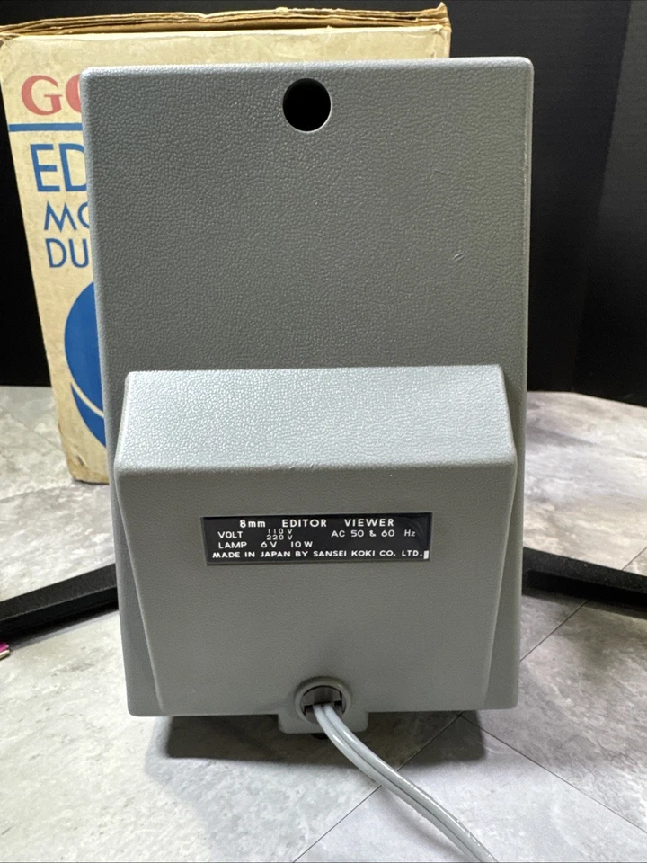 Visor Editor Vintage Goko Dual-8 Modelo A-303 Super 8 Hecho en Japón SIN PROBAR Foto 3 de 4