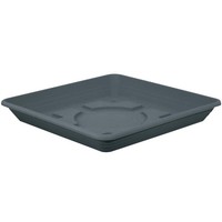 Geli Untersetzer Nora Anthrazit 25 Cm Quadratisch - Kunststoff