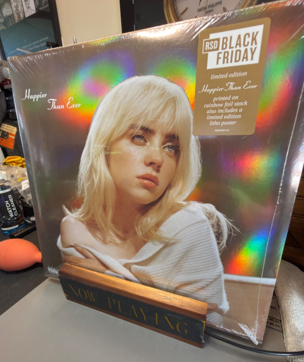 ®*中様 Billie Happier Than Ever マルチカラーレコード Billie Eilish, Happier Than Ever, 2LP/Recycled Vinyl/Rainbow Foil