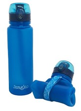 Blue 650ml Water Bottle, Collapsible, BPA Free, Eco Friendly – NEW