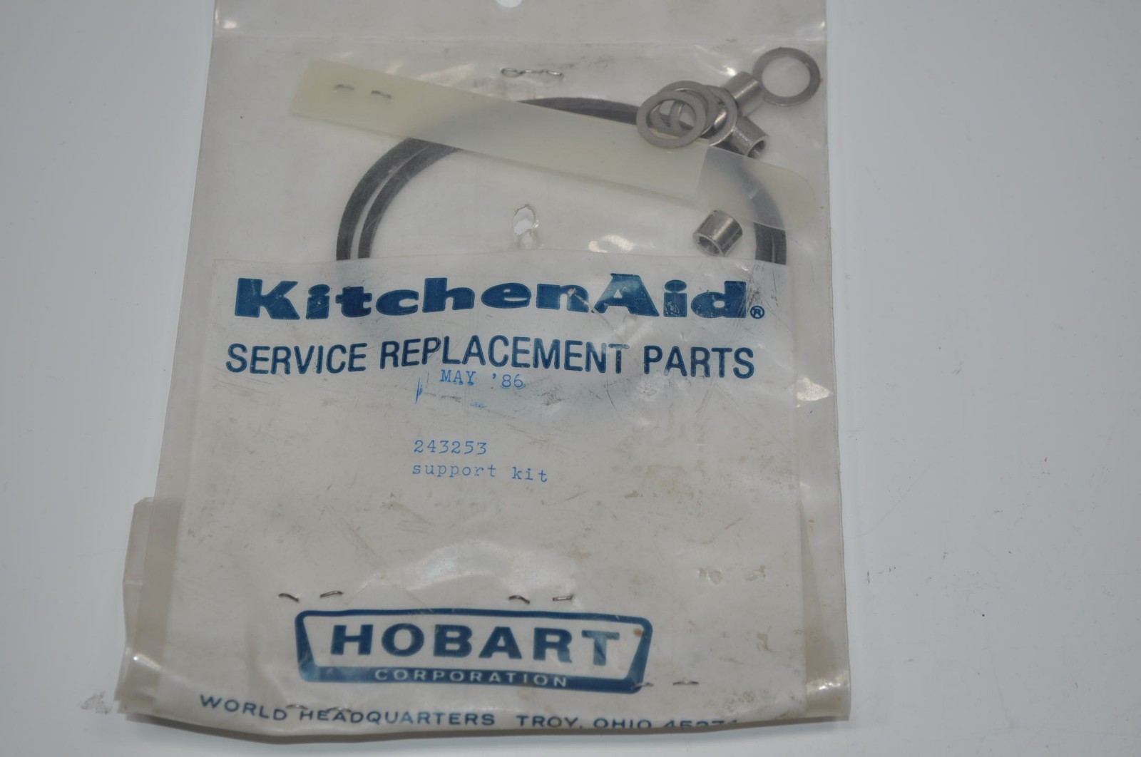 Hobart KitchenAid Support Parts Kit Part# 243253 Vintage New Old Stock