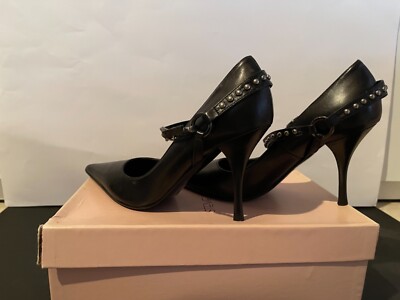STEVE MORRIS FIRST LINE 38 neckline madden golden choo made ITALY leather shoes