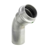10X Viega Sanpress Inox Sc-Contur Bogen 15 Mm X 45° Pressfitting 435387