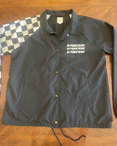 Chaqueta cortavientos para mujer Vans OTW bandera a cuadros forrada frontal a presión talla grande - Imagen 10 de 15