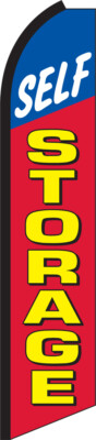 Self Storage Swooper Flag Feather Super Bow Banner