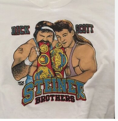 Rick and Scott Rechsteiner The Steiner Brothers Unisex Cotton T-Shirt