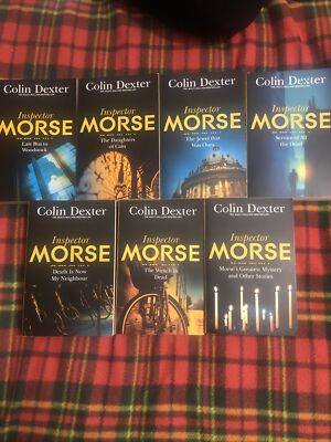 7 x Colin Dexter   Inspector Morse Mystery s - Pan Editions