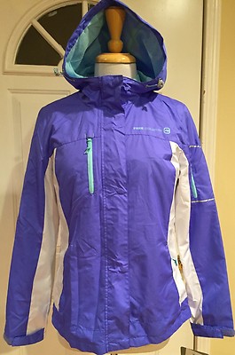 Free Country Live In It Rain Jacket Water Resistant Lightweight Hood S New