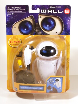 Thinkway Toys 2008 Search 'N Protect Eve Articulated Action Figure Disney Pixar