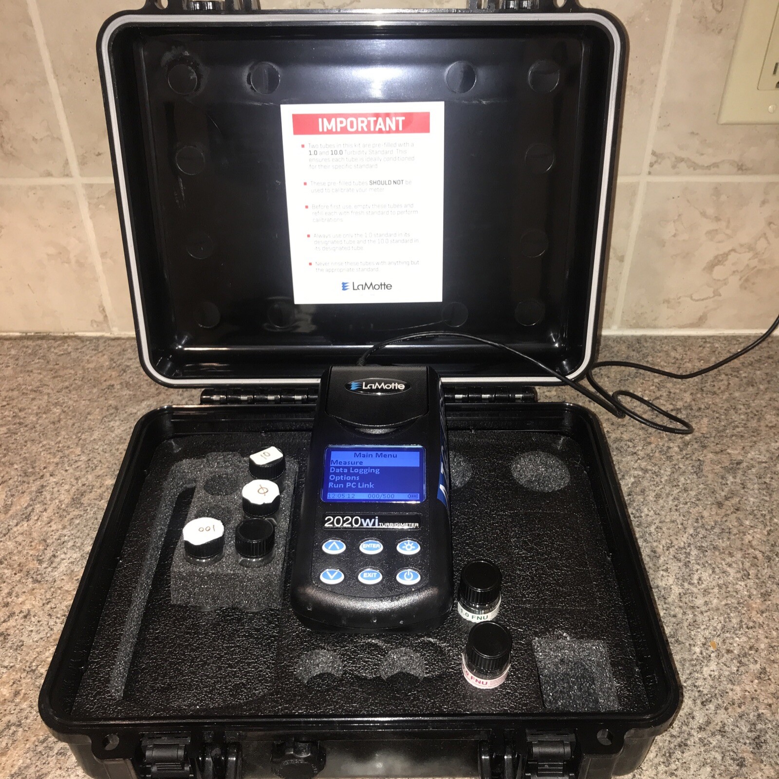 LAMOTTE 2020 WI TURBIDIMETER W/ CHARGER 30 DAY WARRANTY eBay