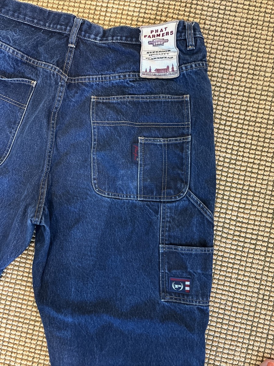 Vintage Phat Farm Farmers Carpenter Jeans Men's Size 40x34