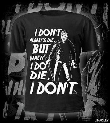 Friday the 13th Tribute T-Shirt, Thrash Metal, Heavy Metal, Jason, Film, Horror, DVD