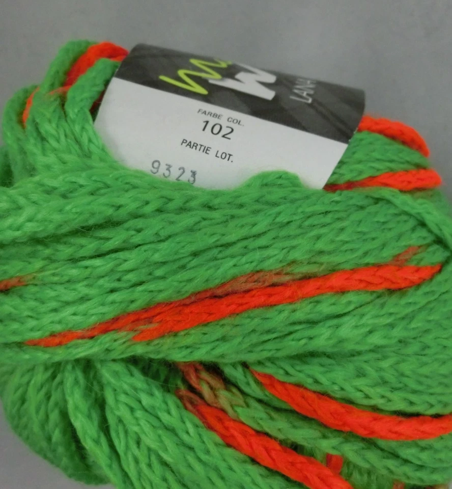 (49,90/kg): 100 g McWool Chain, Lana Grossa, Fb. 102 - schön für Mützen #2130 - Bild 2 von 2