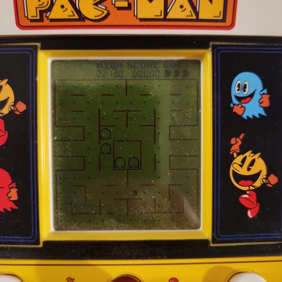 Pac-Man Handheld Retro Mini Arcade Game Classic Bandai Namco Tested ...
