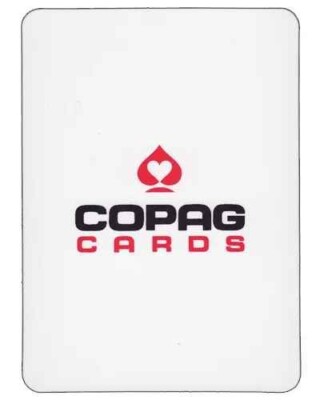 Copag Poker Size Single White Cut Card (2.5'' x 3.5'') One Card