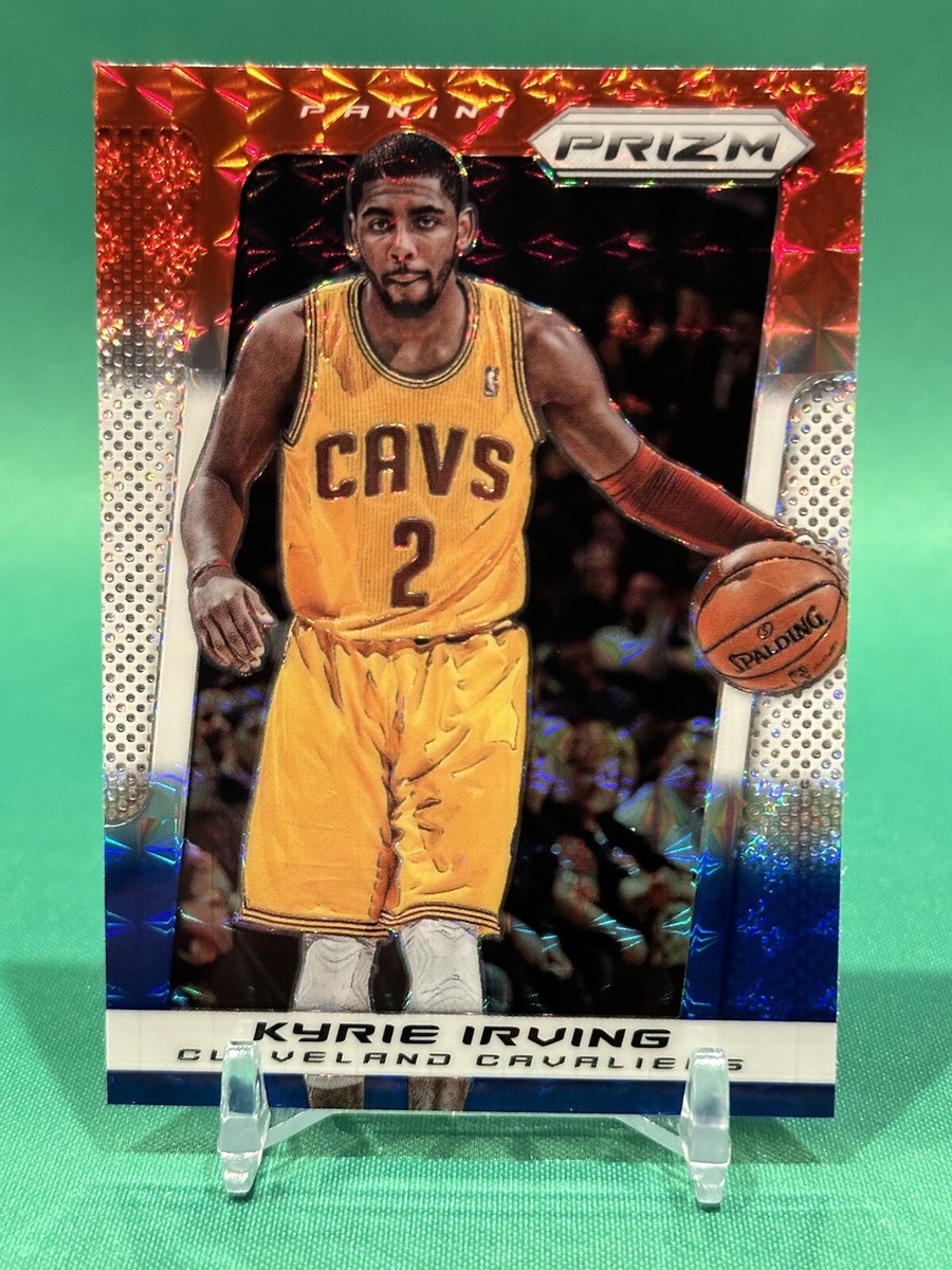 2013-14 Panini Prizm Red White Blue Mosaic Prizm Kyrie Irving 137 Cavaliers Mavs | eBay