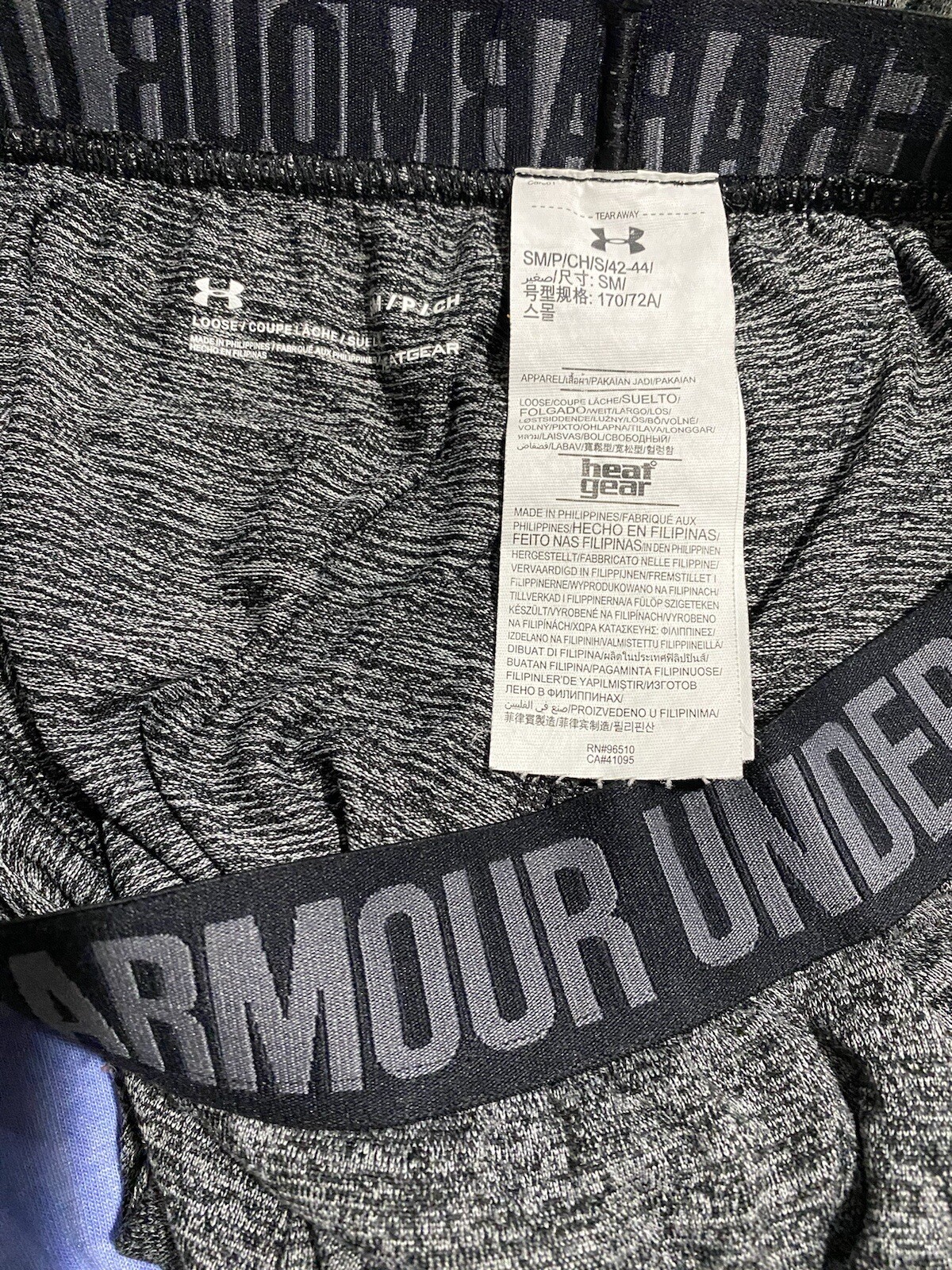Under Armour Joggers Mens Lounge Pants Athletic Sports S Gray Pockets Heat Gear thumbnail 7