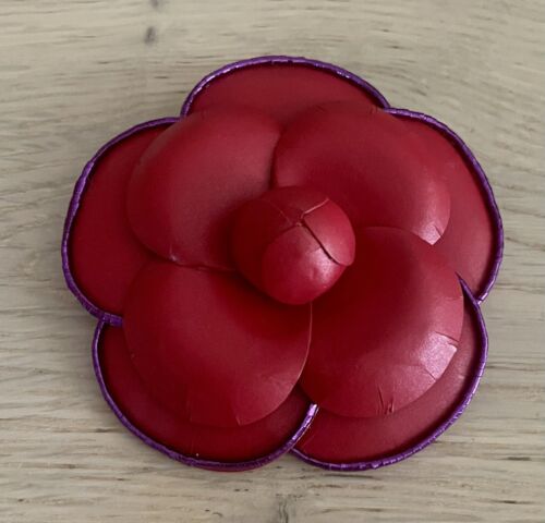 Chanel Holidays Red Camellia Pin Limited Edition Chanel Very Unique Collectible