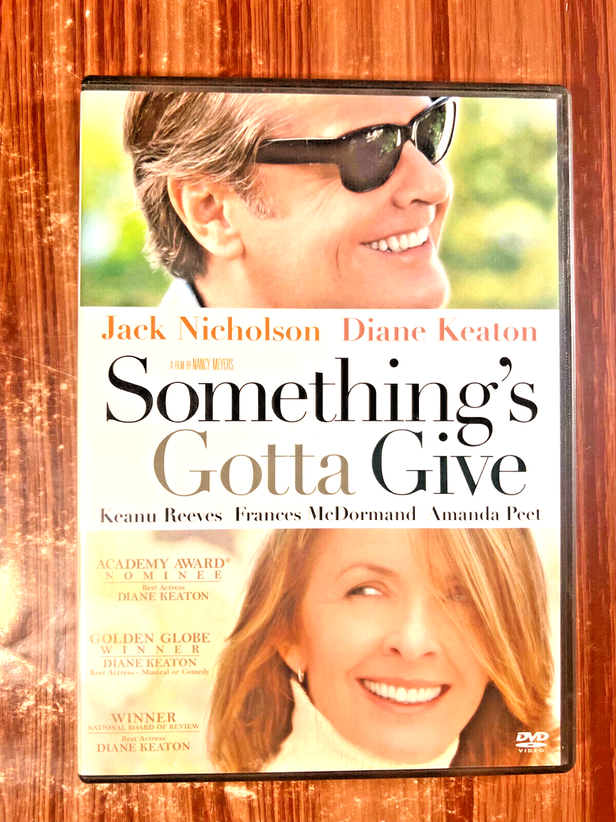 Something's Gotta Give DVD 2003 Romance Comedy Movie Jack