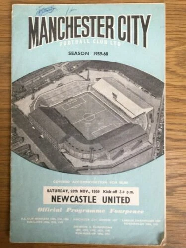 Manchester City Home Teams L-N Football Programmes