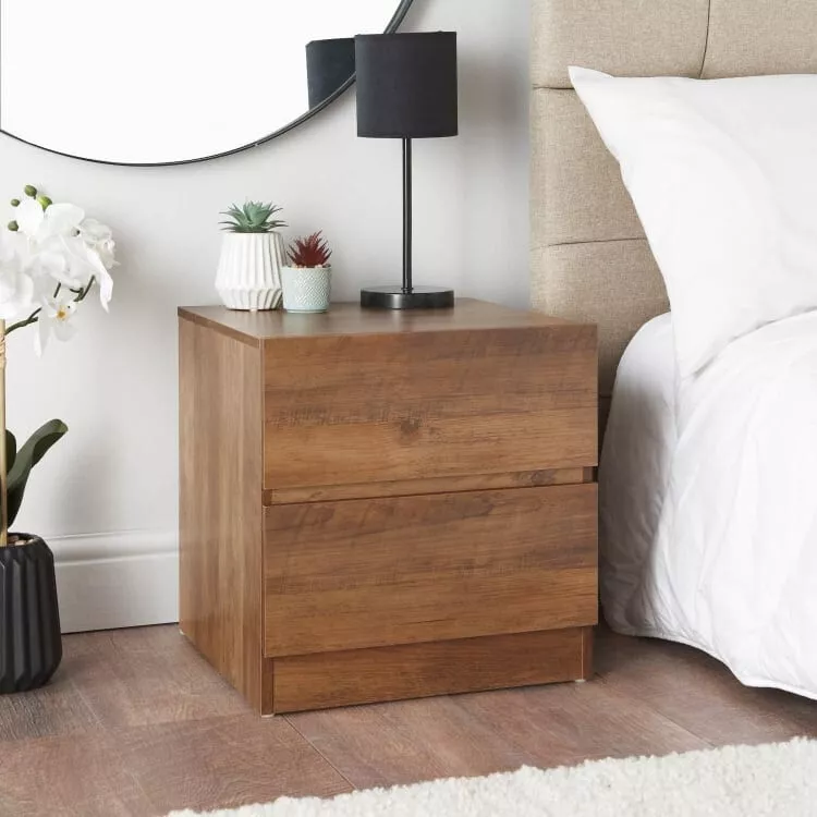 Oak night stands bedroom deals