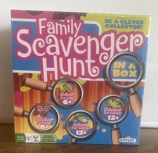 NEW Sealed Family Scavenger Hunt Game In A Box - Be a Clever Collector of Items