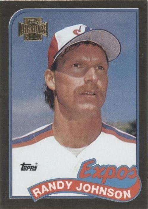 2001 Topps Archives - Future Rookie Reprints Randy Johnson #13 Gold for ...