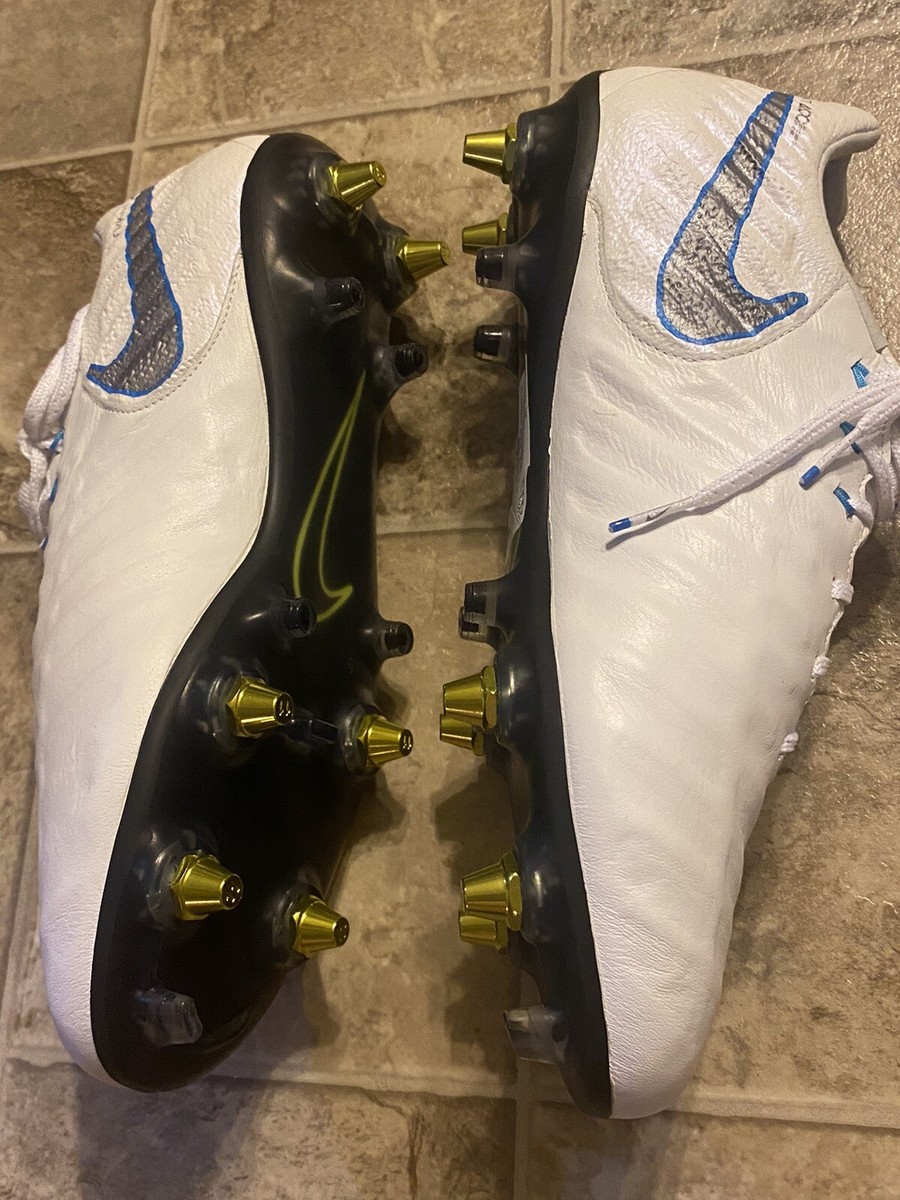 SZ 7.5 Nike Legend 7 Elite SG-Pro AC AH7253-108 White Blue