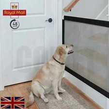 Pet Dog Gate Magic Child Baby Stair Gate Barrier Foldable Portable++