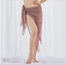 Bright Color Waist Kerchief Hip Scarf Multiple Wear Methods Belly Dance Costumes