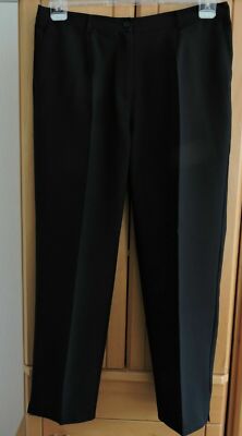 AproductZ Damen Bundfaltenhose Gr. 46 schwarz