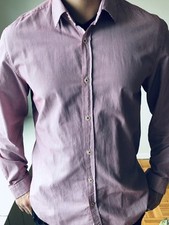 Hugo Boss Regular Fit Red Stripe Shirt Large