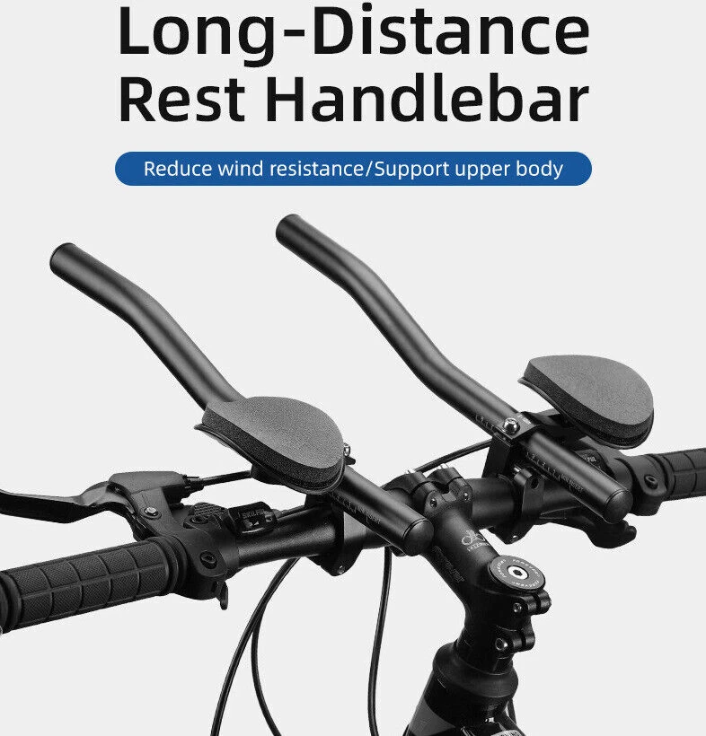 Entspannung Triathlon Fahrrad Rest Lenker Aufsatz Aero Bar Rennrad Armauflage DE - Bild 4 von 4