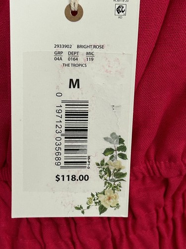 NWT Chelsea & Violet size M bright rose fuchsia pink fit & flare dress $118 - Picture 6 of 6