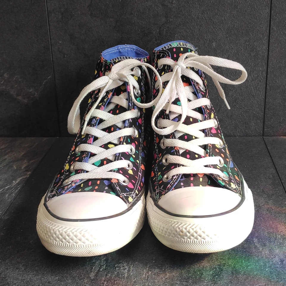 Converse Chucks 537115C black with colorful hearts size 39 multi color color  - Image 4 of 4