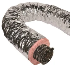 14" x 25-Ft Insulated Flexible Round Flex Duct Tube R6 Heating/AC Quietflex