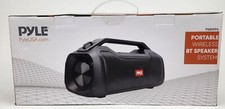 Pyle Home Portable Bluetooth Boombox Strong RGB Lighting Optimized PSBWP4