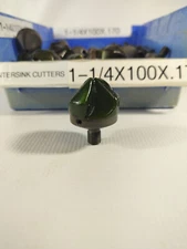(1) Threaded Stop Countersink 1-1/4" 100° .170 3FL HSS w/ Removable Pilot 3/8-24